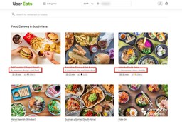 choose your categories on food delivery apps